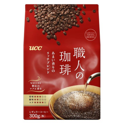UCC 上島咖啡 咖啡粉 職人系列 咖啡粉 300g (濃郁/溫和/特調)