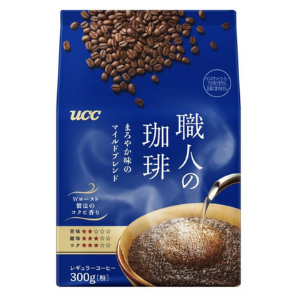 UCC 上島咖啡 咖啡粉 職人系列 咖啡粉 300g (濃郁/溫和/特調)