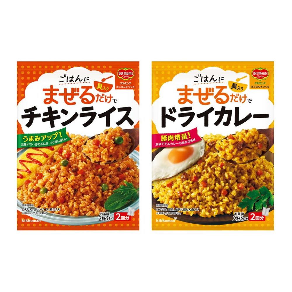 KIKKOMAN 龜甲萬 食品 調理包 洋式 拌飯調理包系列 1包/116g（雞肉/咖哩）