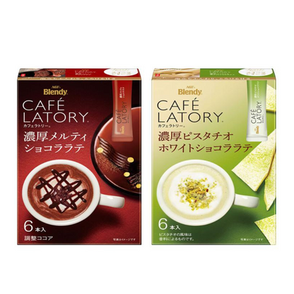 Ajinomoto 味之素 即溶 拿鐵 AGF 濃厚風味系列 即溶拿鐵 (1盒/6入)