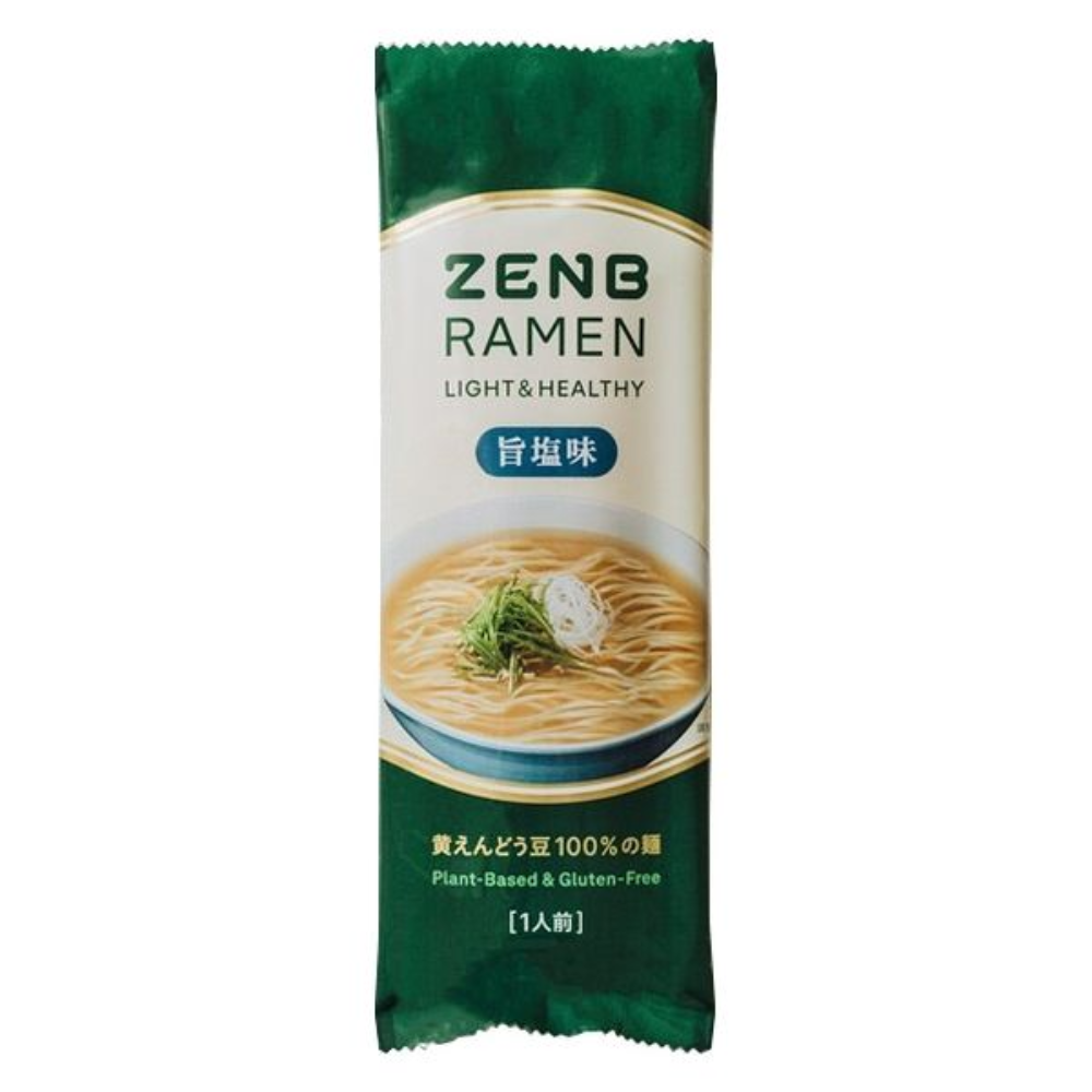 ZENB 食品 麵條 RAMEN 100%豆製健康拉麵（鹽味/醬油味）1份