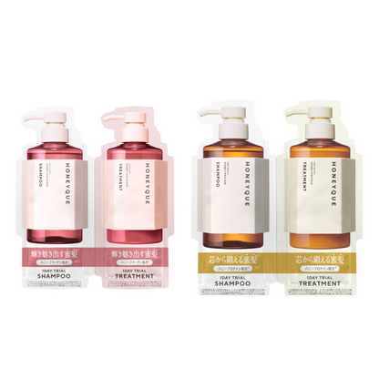 Bottleworks HONEYQUE 1DAY 洗潤試用包 - 深層修護保濕 / 豐盈光澤 各10mL