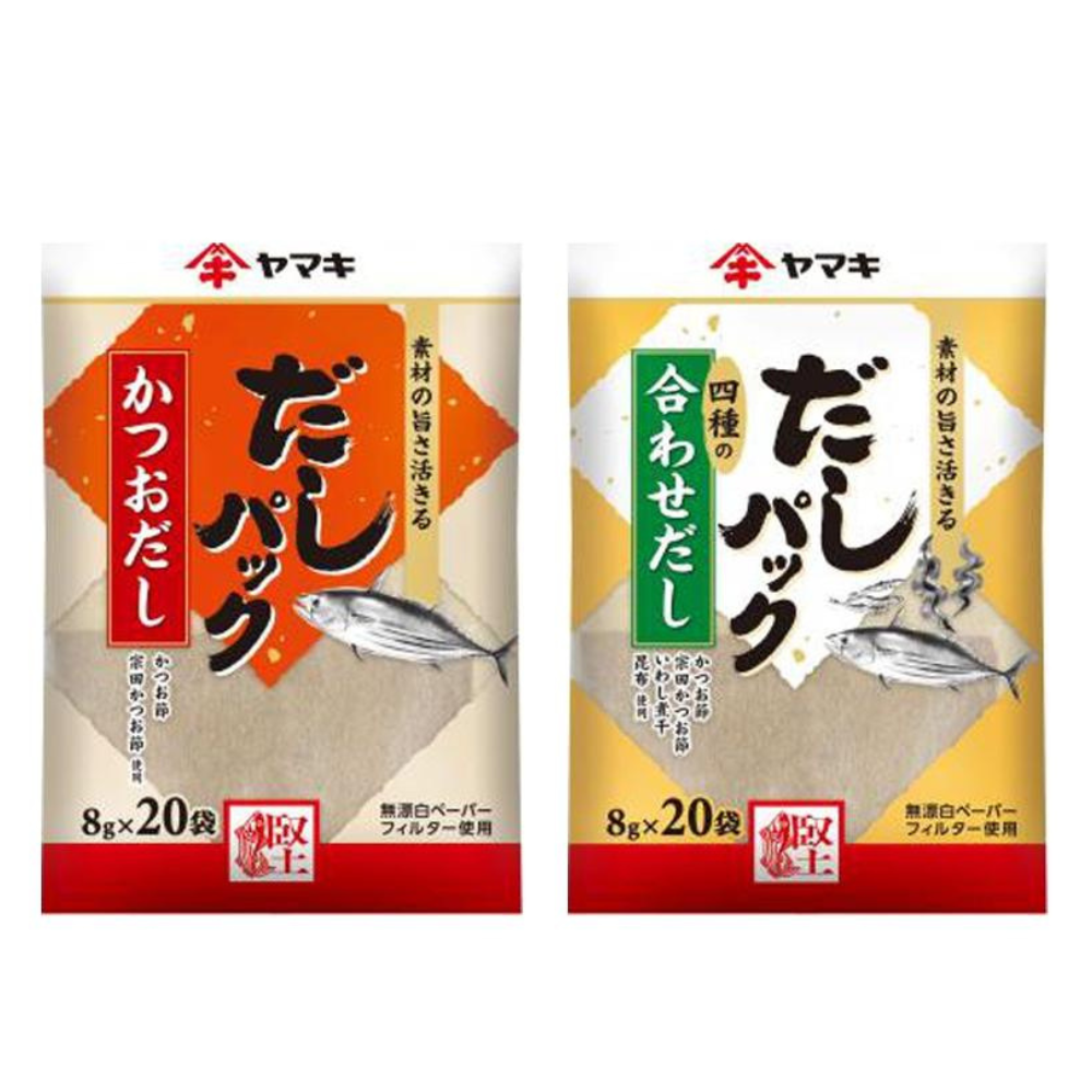 YAMAKI雅媽吉 高湯包 鰹魚高湯 / 4種高湯綜合包 8g x 20袋