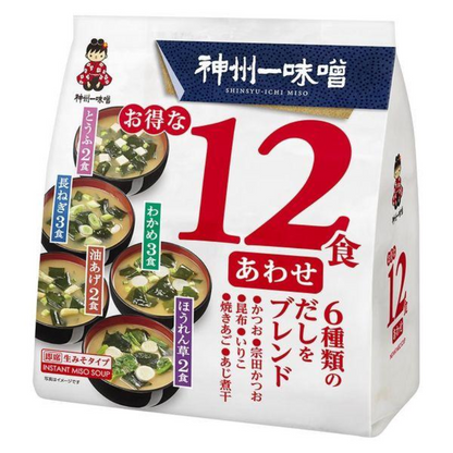 神州一味噌 12餐超值餐 - 低鹽/綜合 1袋（12包入）