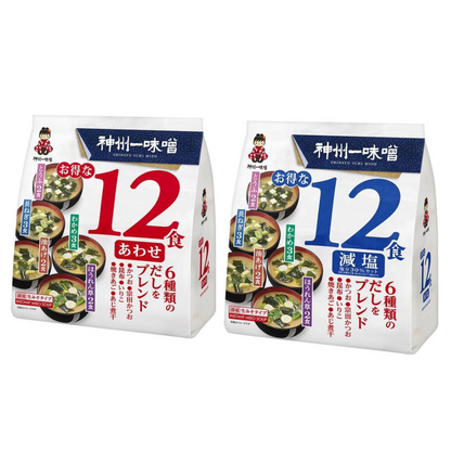神州一味噌 12餐超值餐 - 低鹽/綜合 1袋（12包入）