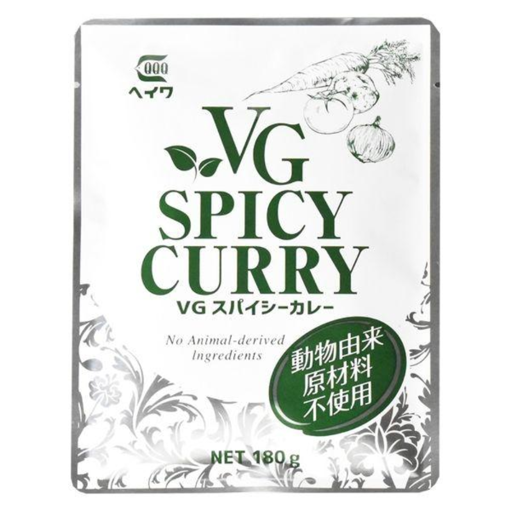平和食品工業 咖哩 平和VG辣咖哩 180g / 香辣素絞肉乾咖哩 150g