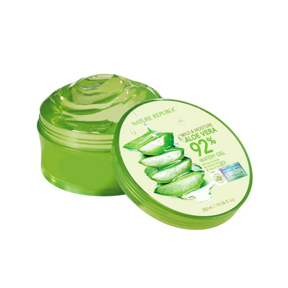 Nature Republic 保養 保濕凝膠 超舒緩保濕蘆薈凝膠 92%（罐裝）300ml