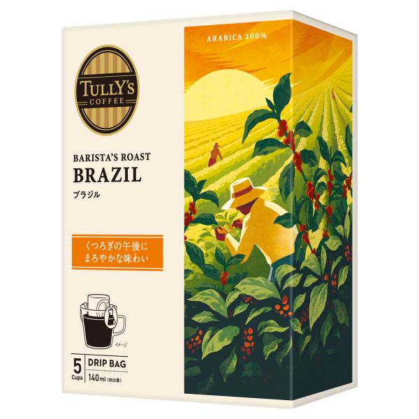 TULLY'S COFFEE 塔利咖啡 咖啡 濾掛式 單包裝手沖濾掛咖啡系列 1盒5包入