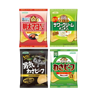Yamaho 山芳製菓 零食 洋芋片 山芳製菓洋芋片系列 1包