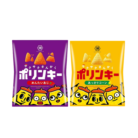 Koikeya 湖池屋 零食 餅乾 Porinki 玉米脆餅（明太子/清爽玉米）55g