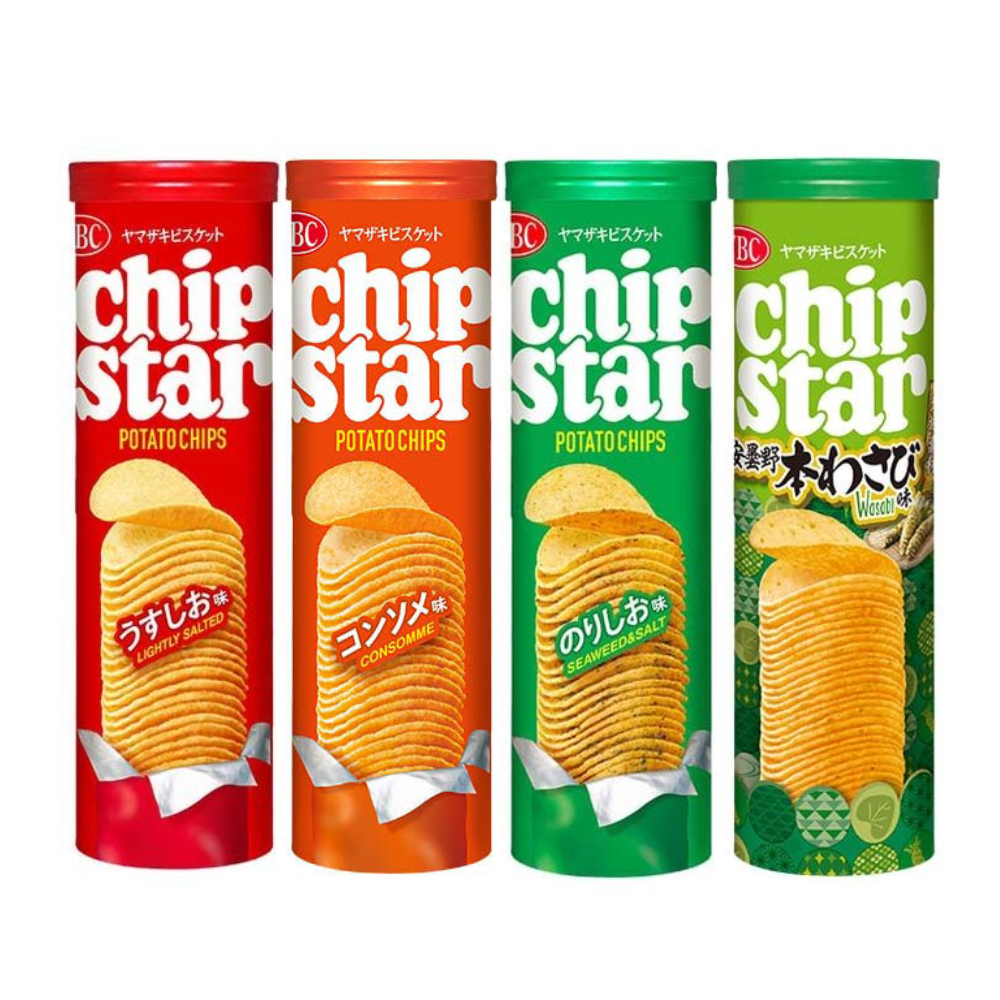 Yamaza Biscuit 山崎餅乾 零食 洋芋片 Chip Star洋芋片系列 S(小) / L(大)