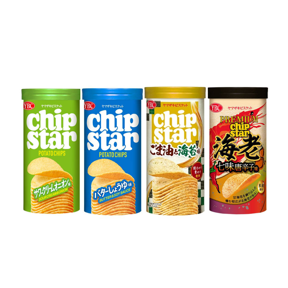 Yamaza Biscuit 山崎餅乾 零食 洋芋片 Chip Star洋芋片系列 S(小) / L(大)