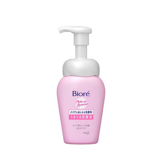 Kao 花王 卸妝 潔面 洗面乳 Biore 保濕泡沫 卸妝潔面乳 160mL