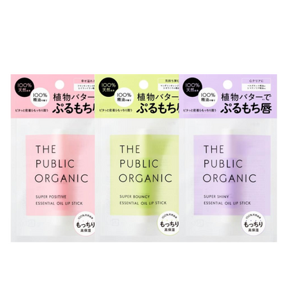 The Public Organic Colours 護唇膏 正能量/超彈潤/超亮澤 潤色護唇膏 3.3g