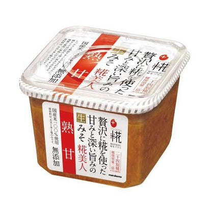 Marukome 丸米 Plus糀 (生味噌 糀美人熟甘風味 / 無添加 糀美人）650g