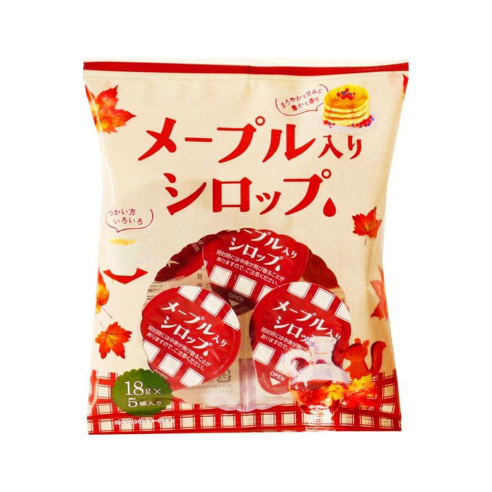 Sakura Food 櫻花食品工業  楓糖口味 糖漿 1袋（5個）