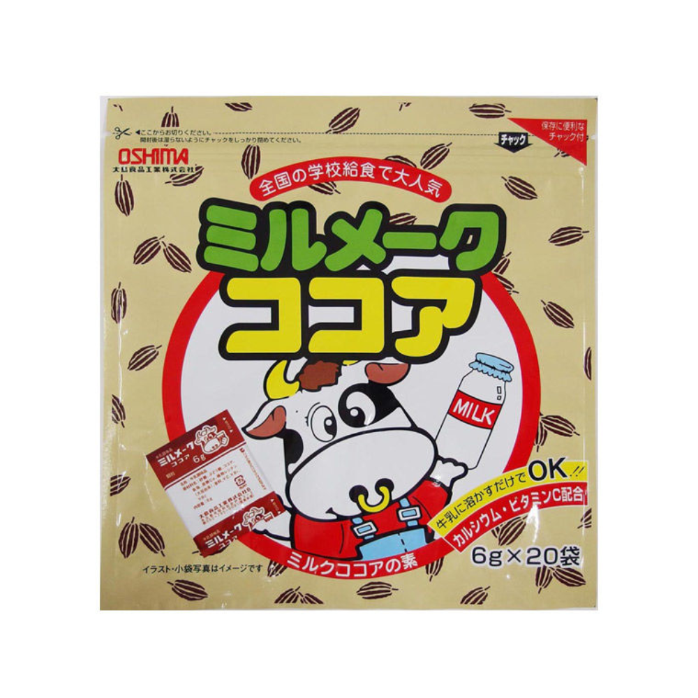 Oshima Food 大島食品 可可 沖泡粉 120g (6g x 20袋)