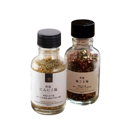 KusefukuShoten 久世福商店 和風鹽 (大蒜鹽 58g / 梅子芝麻鹽 36g)