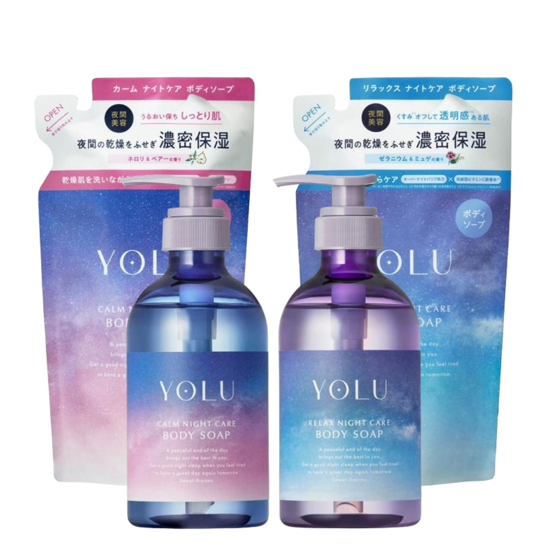 I-ne YOLU 靜夜保養沐浴露 / 舒緩夜間保養沐浴露 (瓶裝440ml / 補充包 400ml)
