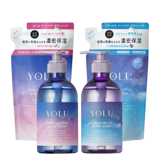 I-ne YOLU 靜夜保養沐浴露 / 舒緩夜間保養沐浴露 (瓶裝440ml / 補充包 400ml)