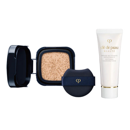 Clé de Peau Beauté 肌膚之鑰 氣墊粉餅 Eclat Lumine（專用盒/替換芯＋洗面乳組）