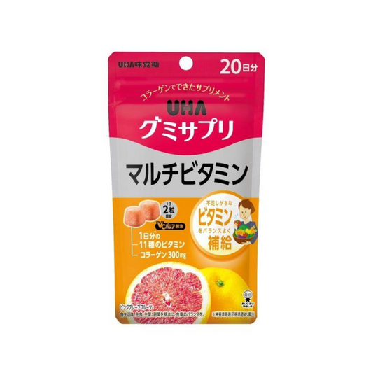 Gummy Supple UHA味覺糖 複合維生素 軟糖 20天份