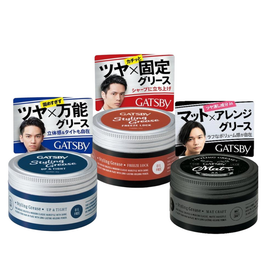 GATSBY 造型髮油（經典款 / 速硬款 / 霧感塑型ㄎㄨㄢ）100g
