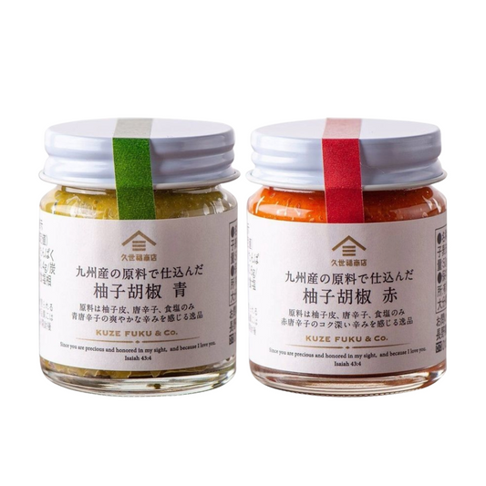 Kuzefuku 久世福商店 柚子胡椒 (藍/ 紅 ) 50g