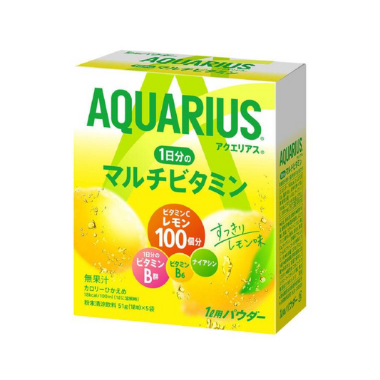 Coca Cola 可口可樂 AQUARIUS動元素 一日綜合維生素粉 51克x 5 袋