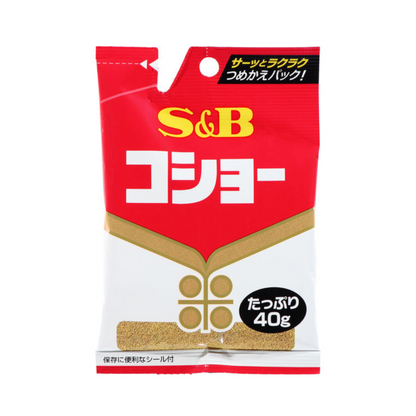 S&B 愛思必 袋裝胡椒粉 40g