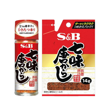 S&B 愛思必 七味粉 辣椒粉 七味唐辛子 15g / 14g