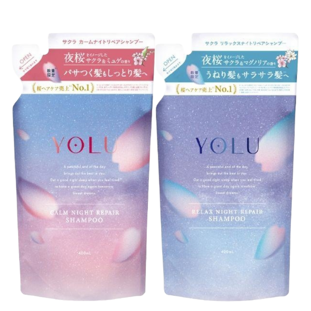 YOLU Calm Night Repair 修護洗髮精 補充裝 400ml