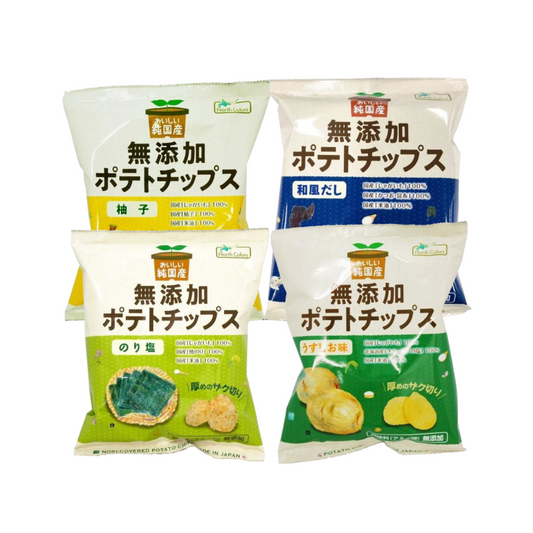 North Colors 日本產 洋芋片 (淡鹽味 / 海苔鹽 / 柚子 / 和風高湯) 53g / 55g