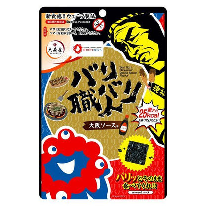 Ohmoriya 大森屋 酥脆職人 海苔片 大阪燒醬口味 12g