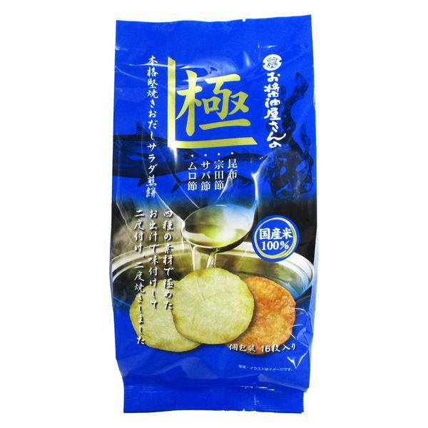 Sekiguchi 関口醸造 米果 仙貝 (鮮味高湯沙拉煎餅 / 鮮味高湯醬油煎餅) 1袋（16個入）