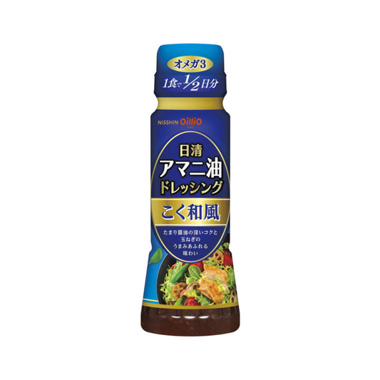 Nisshin OilliO 日清 亞麻仁油沙拉醬 濃郁日式風味 160ml