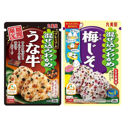 Marumiya 丸美屋 綜合海帶飯調味粉 (鰻魚牛肉風味/梅子紫蘇風味) 29g