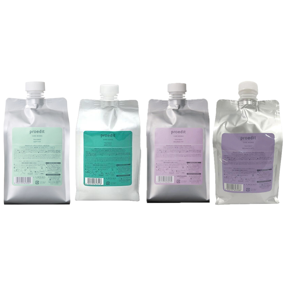 LebeL proedit Care Works 護髮乳（ 柔順型 / 彈力型 ）補充裝 1000ml