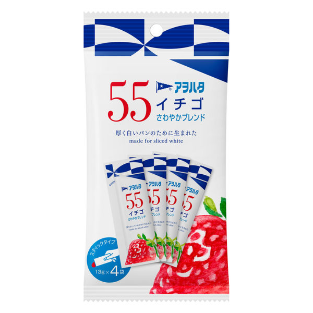 Aohata 55 棒狀果醬（草莓/橘子果醬/野生藍莓）13g x 4袋