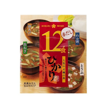 HIKARI MISO 喜康瑞 即時味噌湯 紅味噌 1包（12 份入）