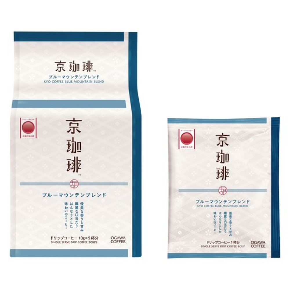 OGAWA COFFEE 小川珈琲 京都咖啡 濾掛咖啡（香醇特調/藍山特調）1包（5入）