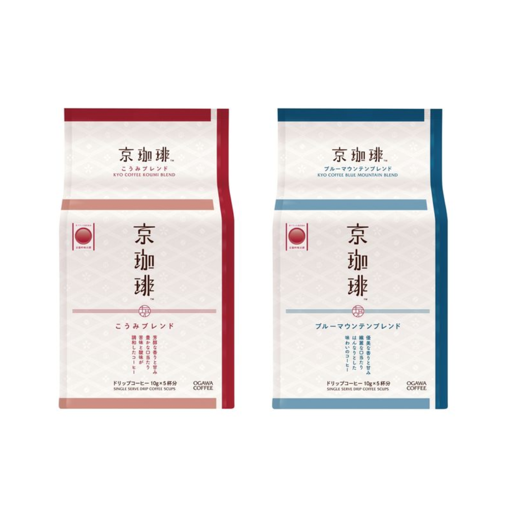 OGAWA COFFEE 小川珈琲 京都咖啡 濾掛咖啡（香醇特調/藍山特調）1包（5入）