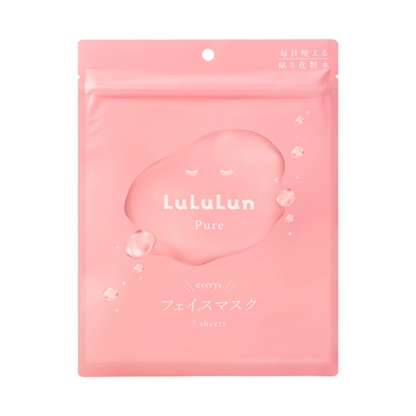 LuLuLun Pure Everys 保濕 面膜（1包7片入/ 1盒32入）