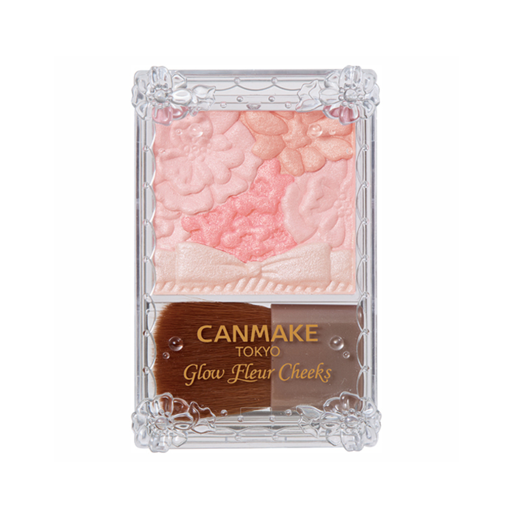 CANMAKE 珠光光澤腮紅盤 18 蜜桃奶霜花漾 5.0g