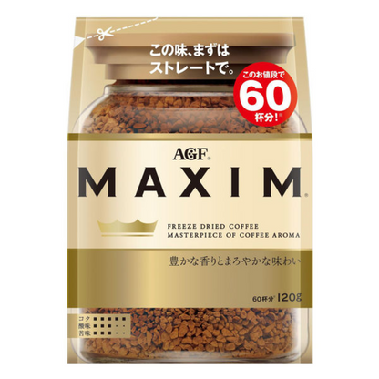 Ajinomoto 味之素 AGF Maxim 即溶咖啡  (105克 / 120克)
