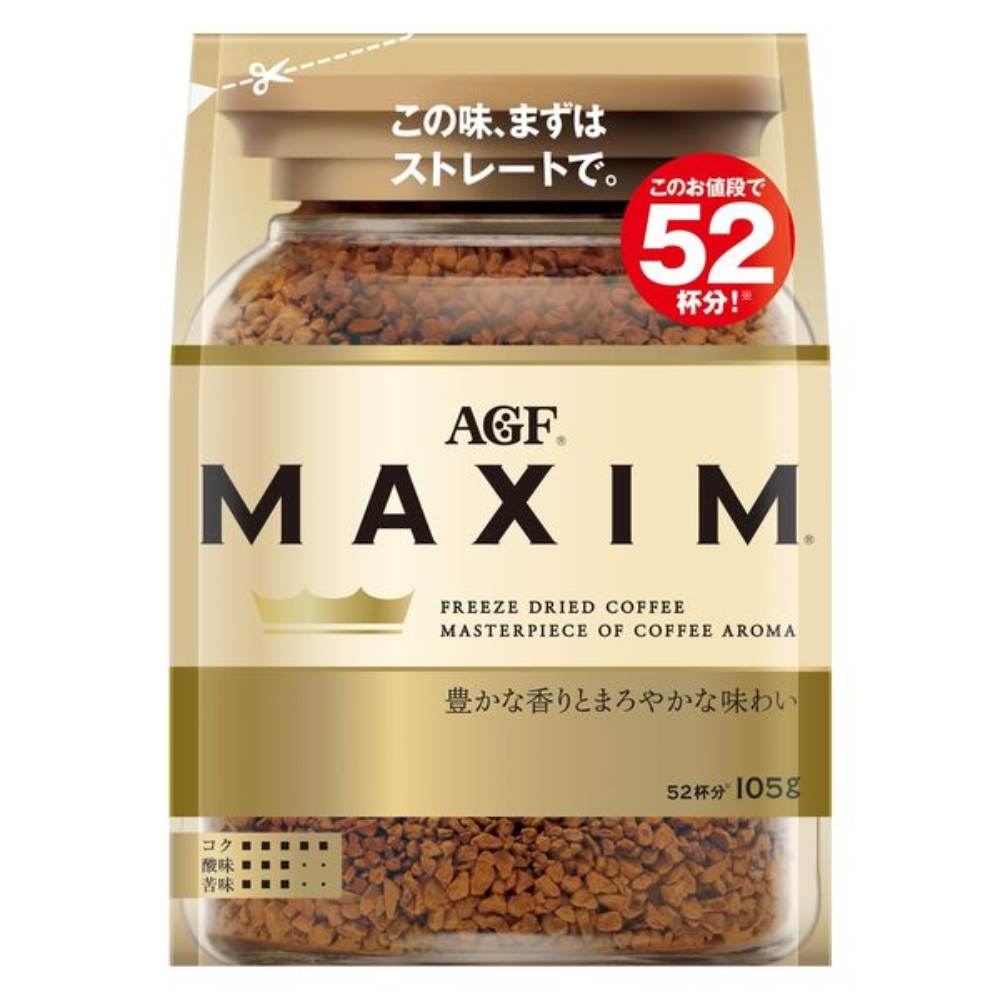 Ajinomoto 味之素 AGF Maxim 即溶咖啡  (105克 / 120克)