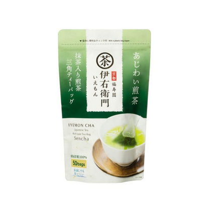 宇治之露製茶 伊右衛門 抹茶煎茶 三角茶包 1包（50 入）