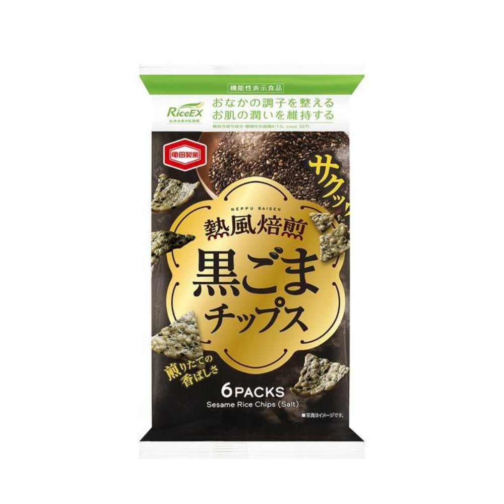 亀田製菓 烘焙黑芝麻片 60克