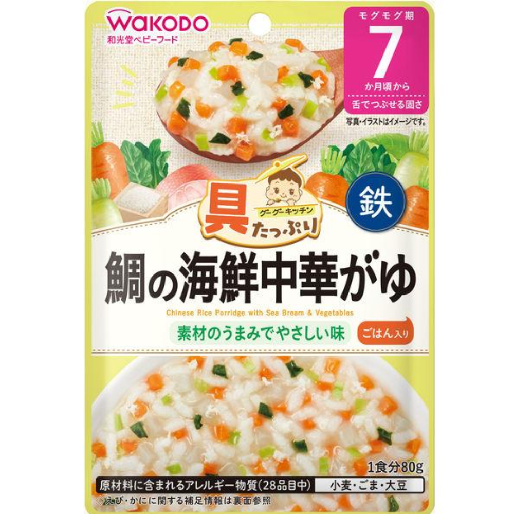 Wakodo和光堂 嬰兒 幼兒 副食品 7 個月以上 80 克