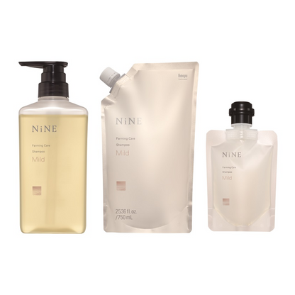 Hoyu Nine 修護洗髮精 (400ml / 補充裝 750ml / 迷你裝 90ml)
